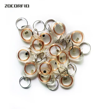 

10PCS/Lot Waterproof crystal style 125KHZ RFID Smart ID Key Fobs / ID Tag / RFID EM4100 keyfob for access control system