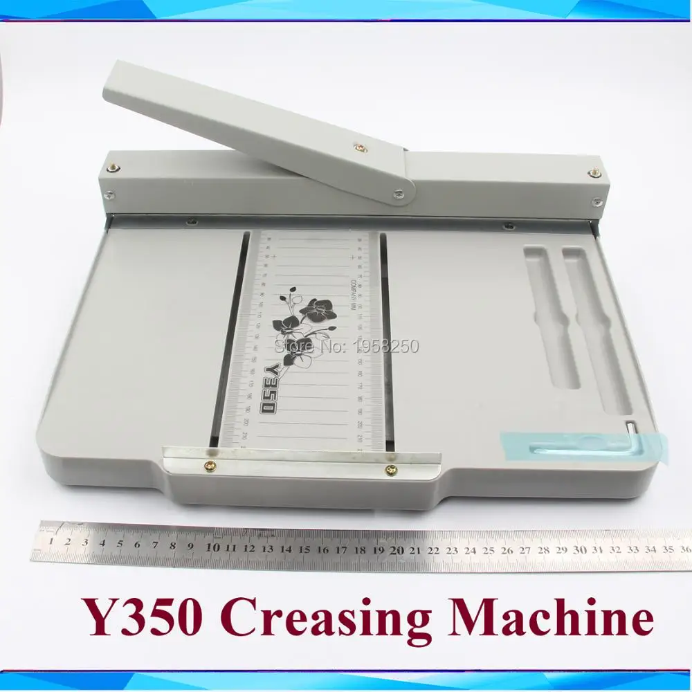 Y350 14 дюймов A3 размер 35 см машина для сгибания резки бумаги|scoring machine|paper scoringcreaser