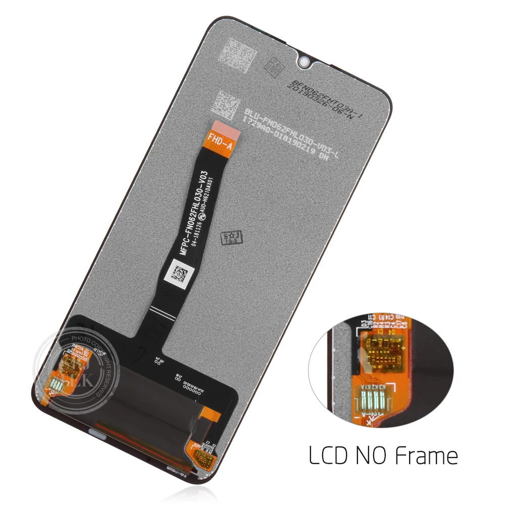 For Huawei Honor 10 lite LCD Touch Glass Panel For Huawei P Smart 2019 Display For Enjoy 9S LCD Frame For Honor 10 Youth Screen