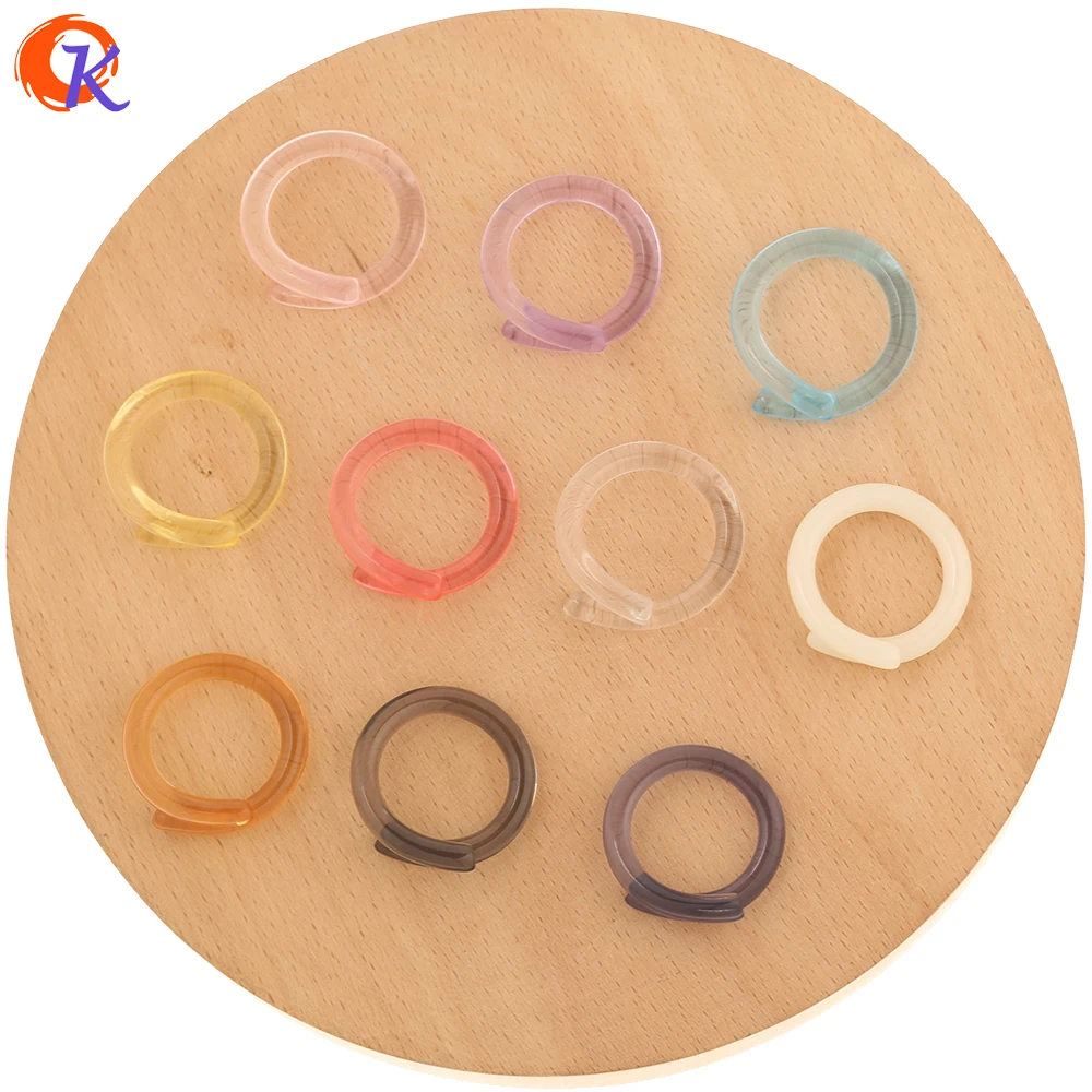 Cordial Design 25*25MM 100Pcs Jewelry Accessories/Resin Beads/Loop Shape/Charms/DIY Beads Making/Hand Made/Earring Findings | Украшения и