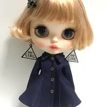 Кукла 1/6 джинсовое платье blyth юбка кукла одежда(Fit blyth, ob24, pullip, azone, licca, ICY, кукла 1/6