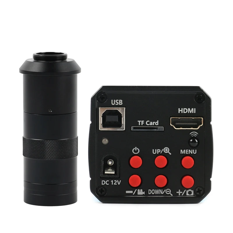 23MP HDMI USB Ultra HD промышленная видеокамера микроскоп 1080P 60FPS Видеовыход + объектив с