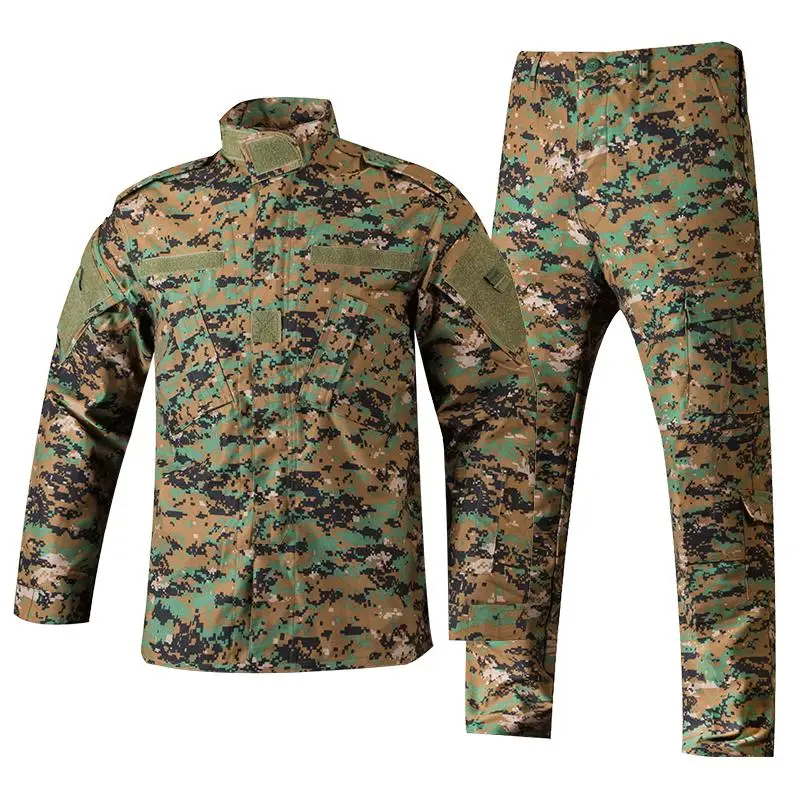 11 видов цветов, Мужская армейская Военная униформа, Тактический Костюм Acu, спецназ, боевая рубашка, пальто, штаны, комплект, камуфляжная одежда для солдат - Цвет: J