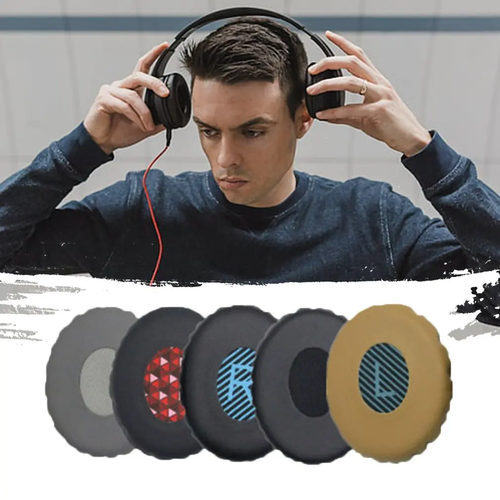 Чехол из губки для Bose Oe2 Oe2i, кожаный чехол для ушей, черный, серый, синий, красный, хаки, с памятью, хлопок, высокотехнологичный производственный процесс
