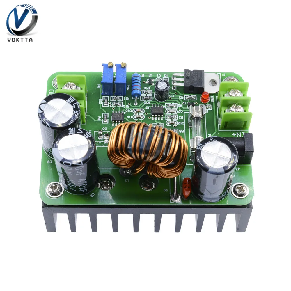 600W DC-DC 10 V-60 V-12 V-80 V импульсный Повышающий Модуль солнечных батарей Тетрадь высокое Мощность шаг-Up преобразователь усилитель