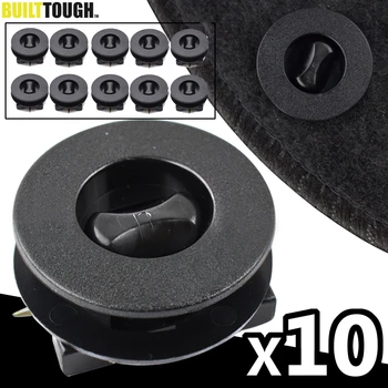 

Universal Car Floor Mat Fastener Twist Lock Clips Carpet Fixing Clamps Buckles Hooks Floor Holders Sleeves 10X Car Accessories