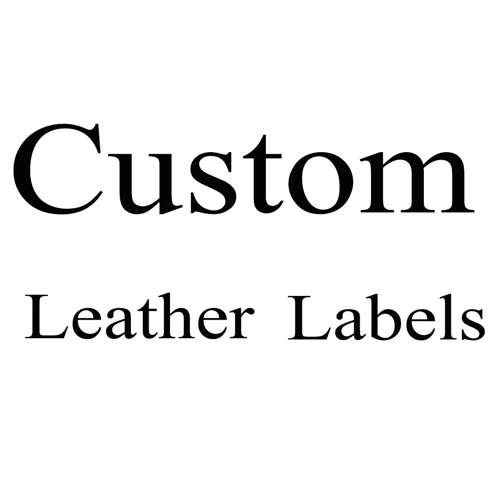 

1000Pcs Custom Tags Personalized PU Leather Lable For Handmade Crafts Faux Leather For Knitting Tags For Clothes Wholesale