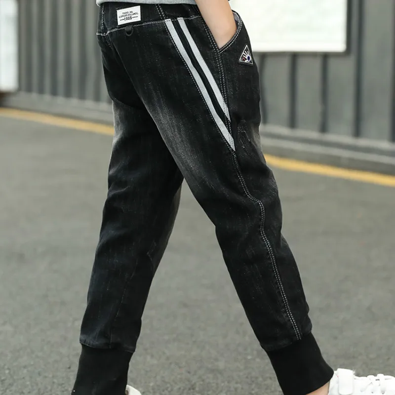 

Children's wear boy's black jeans children's spring and autumn long pants new children's fashion in spring 2020 pants