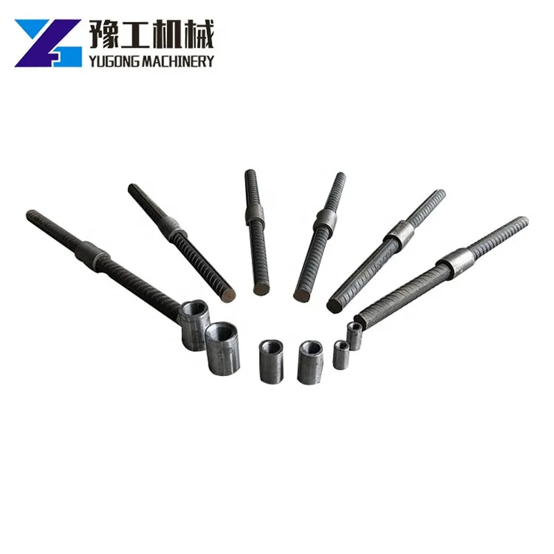 12mm 16mm 20mm Rebar Straight Threaded Sleeve Rebar Ribbing Rolling Machine Hot Sale Rolled Rebar Connector Iron Rod In