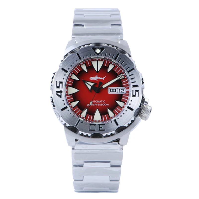 Heimdallr Horloge Mechanische Pvd Black Case Rode Wijzerplaat Heimdallr  Monster Automatische Horloge Mannen 200M Diver Horloges NH36A Horloge  Man|Sports Watches| - AliExpress
