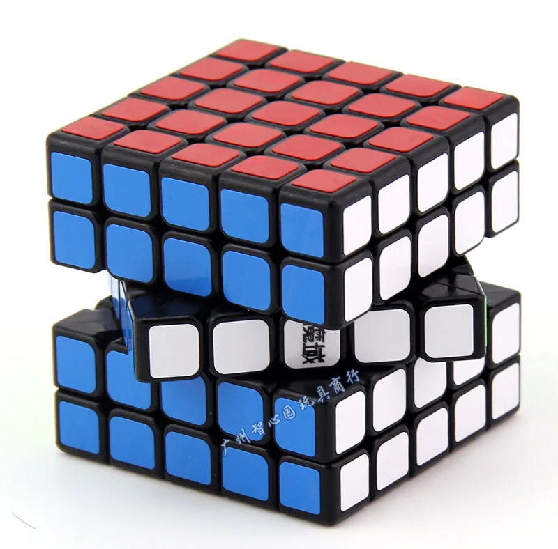 

Yongjun Demon CRE Five Order Magic Cube Black And White with Pattern End Demon Profession Racing Game 5-Order Magic Cube Toy