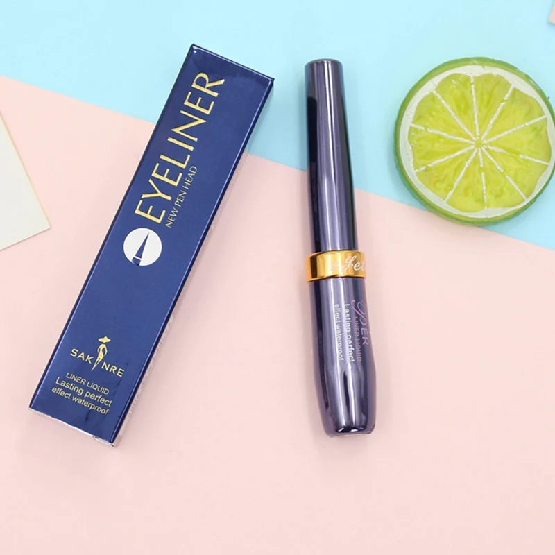 Waterproof Eyeliner Quick Drying Lasting Smooth Smudge-proof Easy Dyeing Liquid Eyeliner