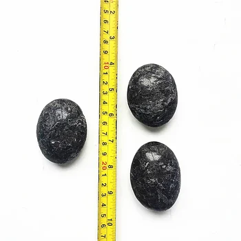 

High Quality astrophyllite Palm Stone Shape Stone Hand Crafted For Gift &Home Decor ZP