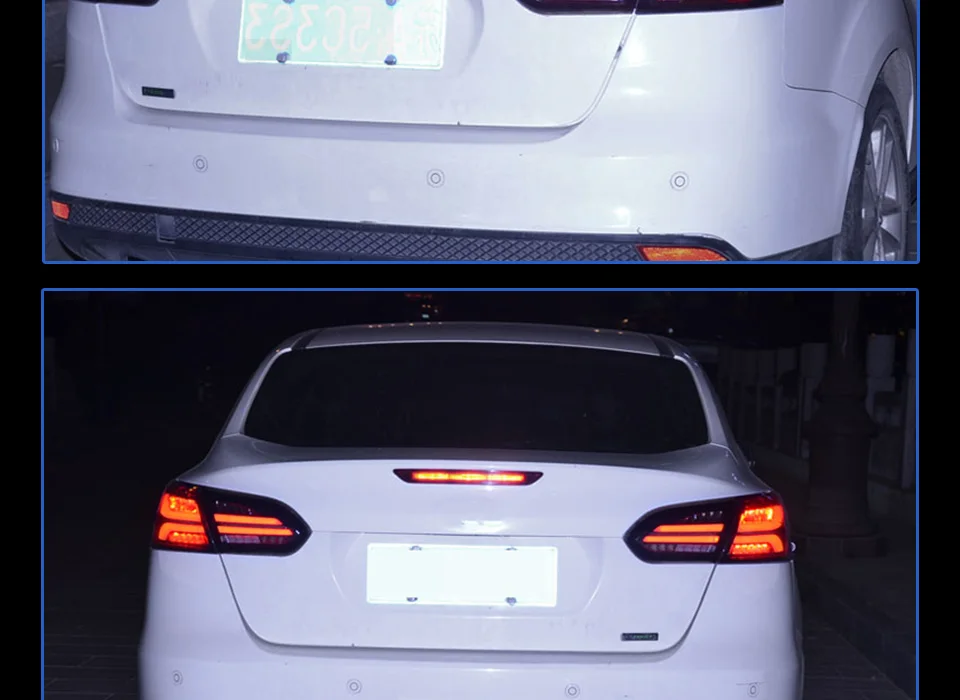 Задний фонарь для автомобиля Ford Focus- Focus Sedan задние фонари светодиодные противотуманные фары DRL дневные ходовые огни тюнинг автомобильные аксессуары
