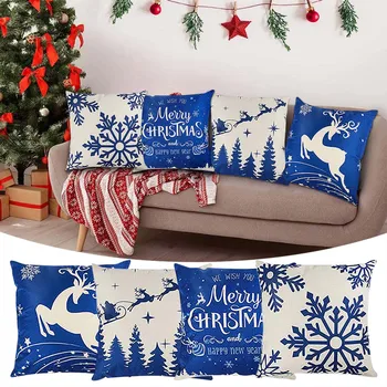 

4PCS 45x45cm Fashion Home Decor Cotton Linen Throw Pillow Case Sofa Waist Cushion Cover Bed Home Decor Pillowcase Pillow Cover