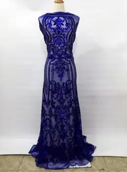 

nice looking feather embroidery tulle mesh lace fabric David-8.9813 with good quality for party dress