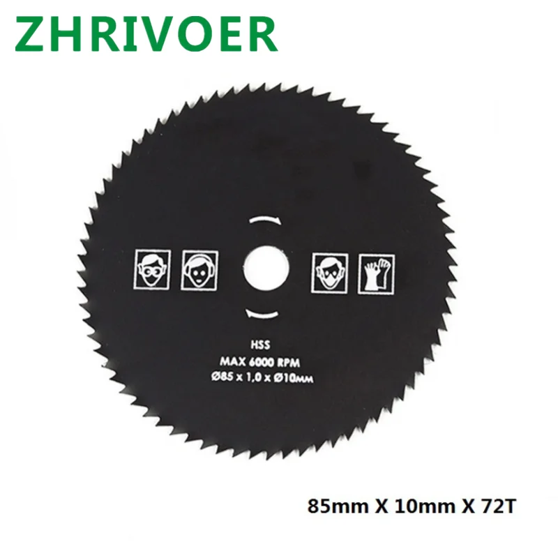 85mm diameter black small circular saw blade 85 * 10 electric drill mini small saw blade carbide circular saw blade