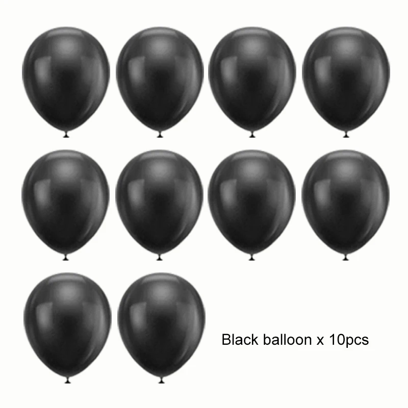 black-balloon Деревянные вечерние украшения картонные джунгли сафари животные вечерние одноразовые столовые приборы дети ребенок счастливый день рождения, мероприятие, вечеринка поставки - Цвет: black-balloon
