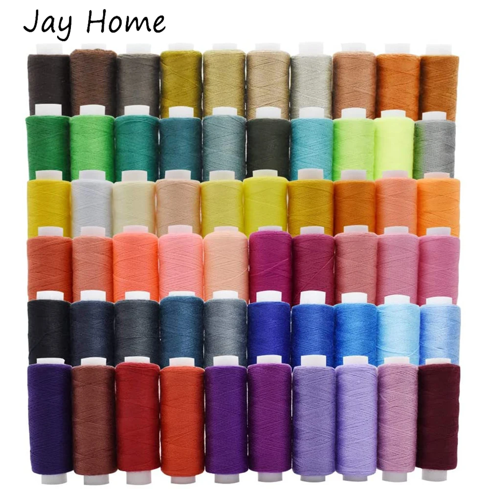 60Pcs Sewing Machine Thread Kit Multicolor Sewing Thread Bobbins for DIY  Stitching Embroidery Hand Sewing Thread Spools Supplies - AliExpress