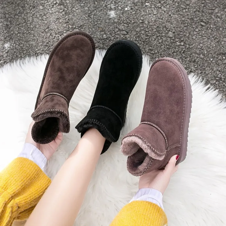BELLECOM/зимние ботинки на платформе; zapatos; ботильоны; кожаная обувь для женщин; Цвет Черный; женские ботинки; sboot