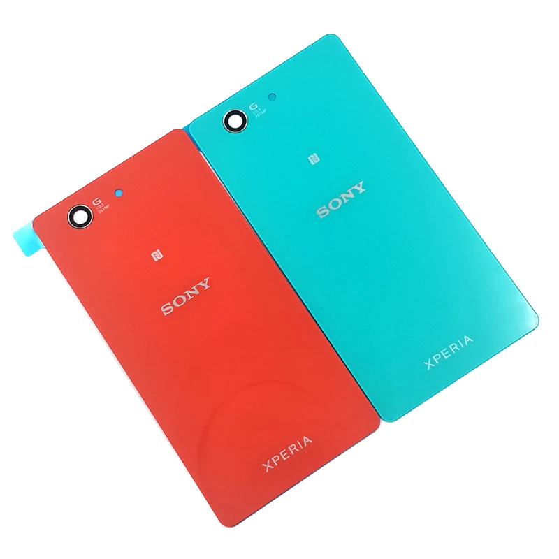 sony Xperia Z3 Compact D5803 D5833 стеклянный задний корпус крышка батареи для sony Z3 Mini задняя дверь Чехлы запасные части