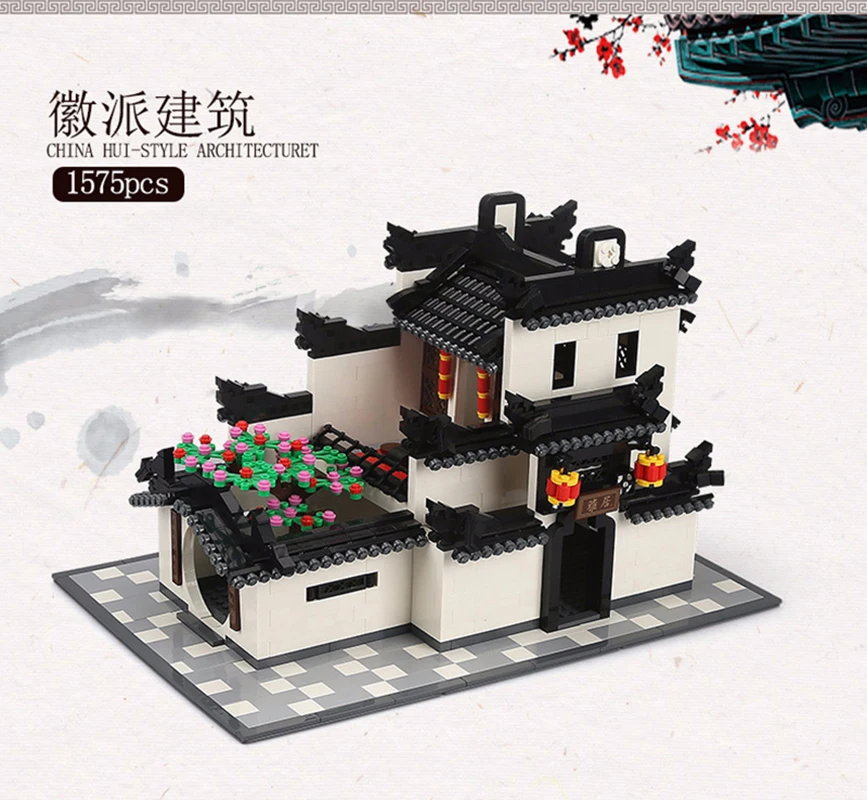 

Creator Impression China Style Bistro Legoing City Architecture Model Building Blocks Compatible Legoeds House Bricks Kid's Toys