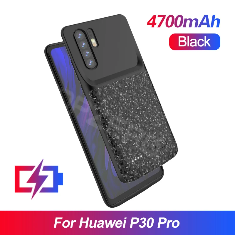 For P30 Pro Чехол-аккумулятор для huawei Honor 8 8X 9X Pro 10, чехол для беспроводного зарядного устройства 4700 мАч для huawei mate 20 Pro Nova 3i 4e, чехол-накладка s - Цвет: For P30 Pro