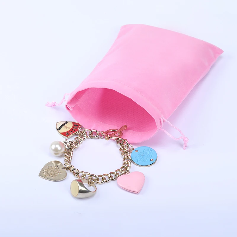 쥬얼리 포장 및 정리함, 맞춤형 링크 쥬얼리 가방, 벨벳 드로스트링 선물 가방, 코튼 파우치, 10 개