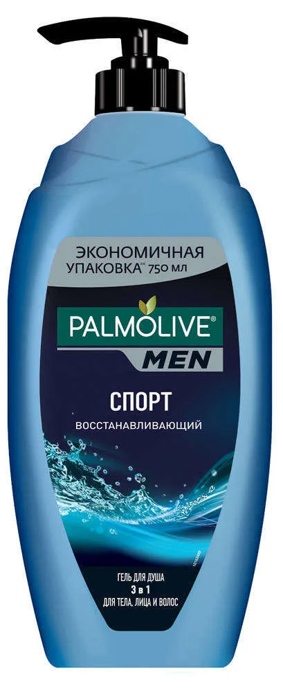 Гель для душа мужской «Восстанавливающий» 3 в 1 Palmolive, 750 мл