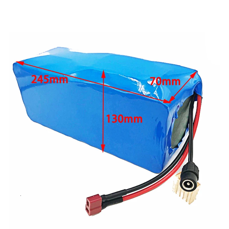 Top Laudation 48V 20Ah Electric car battery 18650 rechargeable battery pack With 2A charger built-in 30A BMS For electric bicycles 2