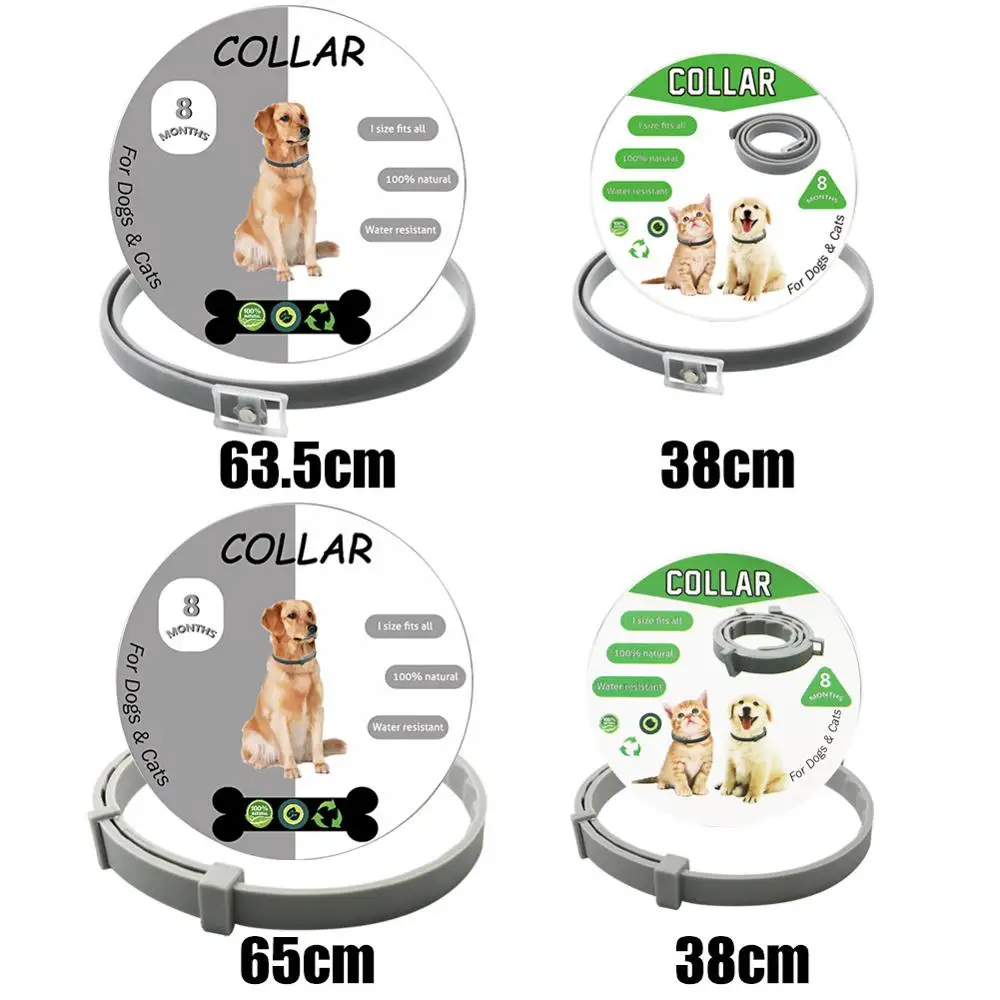 Pet Supplies Removes Flea And Tick Dog Cat Collar Anti Mosquito Outdoor Adjustable Pet Collar Accessories 8 Months Protection Pet Supplies Removes Flea And Tick Dog Cat Collar Anti Mosquito Outdoor Adjustable Pet Collar Accessories 8 Months Protection