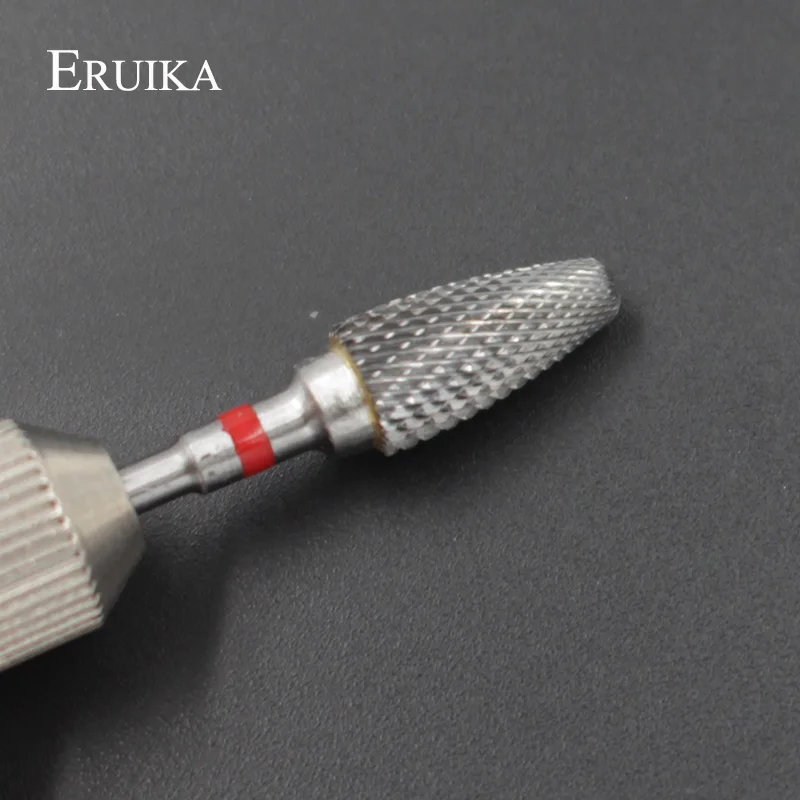 ERUIKA 1 шт. вольфрамовое твердосплавное сверло для ногтей размера F 3/3" резак для ног чистый Бур Маникюр для маникюра аксессуары для ногтей