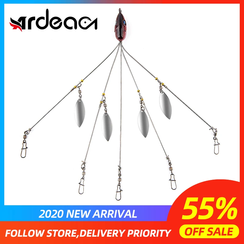 Ardea Alabama rig Зонтик Рыболовная Приманка Рыбацкая приманка 5 Группа alicate de pesca