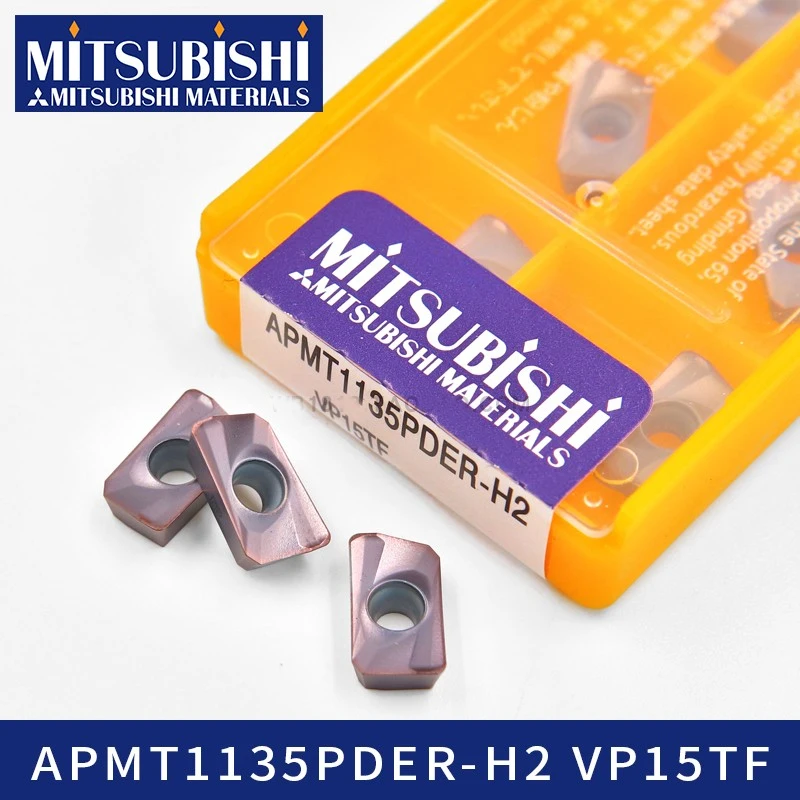 Mitsubishi APMT1135PDER-H2 VP15TF APMT1135PDER твердосплавные вставки чугунные для токарных инструментов Токарный держатель APMT1135 фрезерный станок с ЧПУ