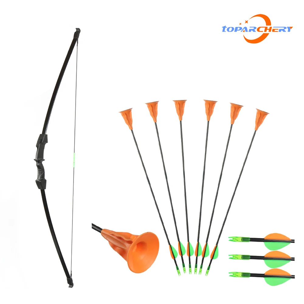 

RU STOCK Toparchery kids bow and arrow set fiberglass arrow with sucker for child outdoor gaming shooting target practice