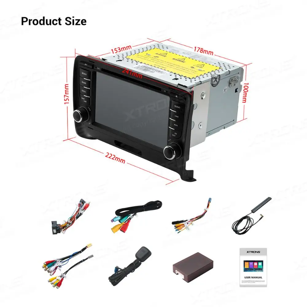 Top XTRONS Android 9.0 PX5 Octa Core GPS Navigation Radio Car DVD Player OBD for Audi TT MK2 8J 2006 2007 2008 2009 2010 2011 2012 5