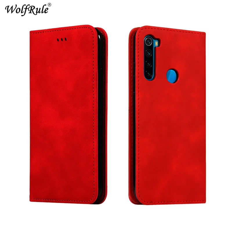 Магнитный поглощающий кожаный чехол-книжка для Xiaomi Redmi Note 8, чехол-кошелек, держатель для карт, подставка, чехол-книжка для Xiaomi Redmi Note 8