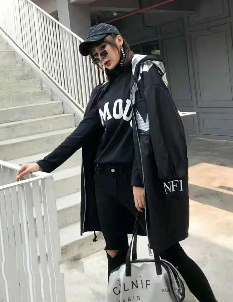 Max LuLu модная Роскошная Корейская зимняя женская готическая одежда женские тренчи с капюшоном и принтом винтажные длинные ветровки