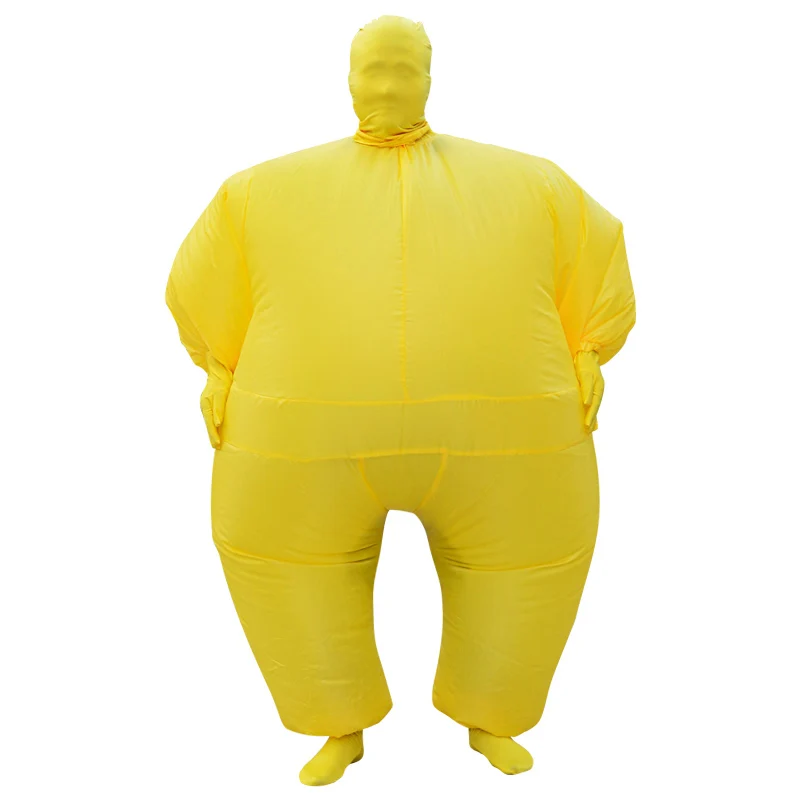 Надувной костюм во весь рост фен управляемый костюм Чуба для Хэллоуина и вечеринок - Цвет: Цвет: желтый