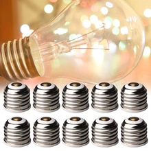 10 шт. мини адаптер питания огнеупорный канделябр патрон Конвертер части светодиодных ламп светильник гнездо простое использование E26 к E11 база