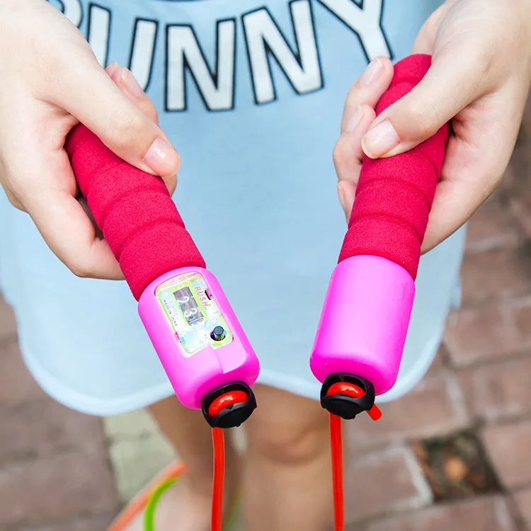 

1944 Profession Electronic Pattern Skipping Rope Count Jump Rope Adult Students Rubber Fitness Jump Rope