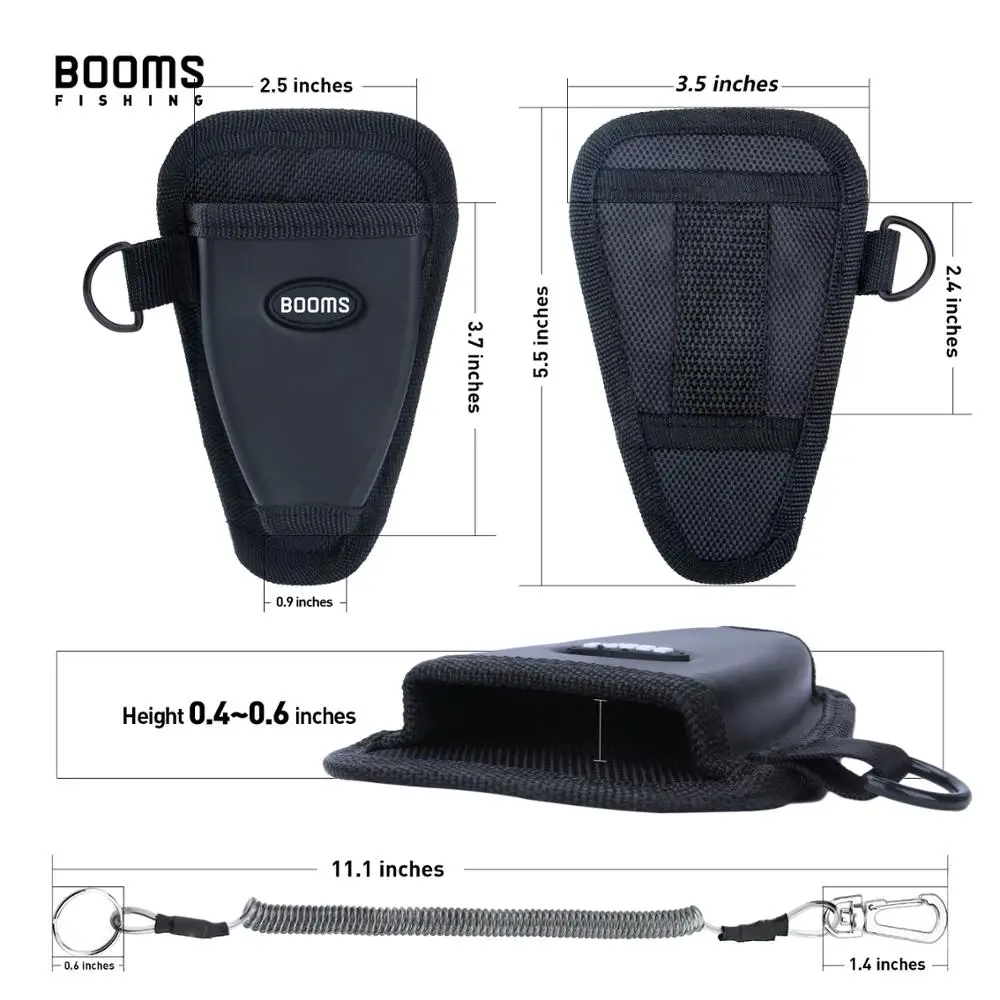 Booms Fishing P01 Fishing Pliers Sheath Suitable Vary Fishing Pliers Comes  with Coiled Lanyard