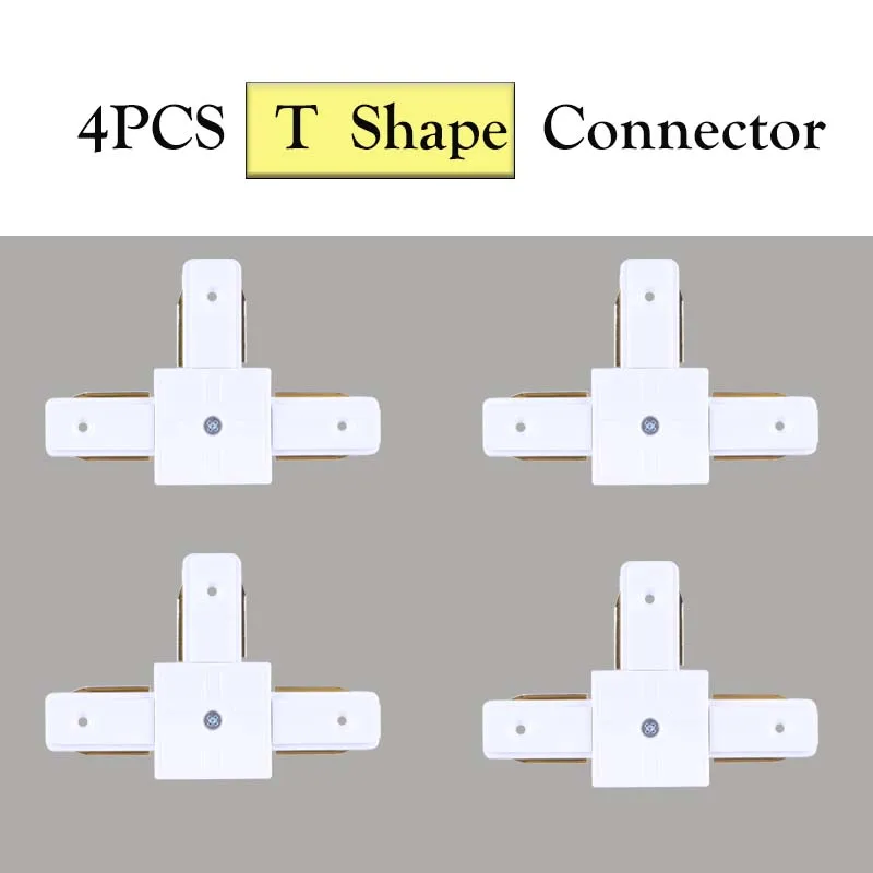 4 T Connector White