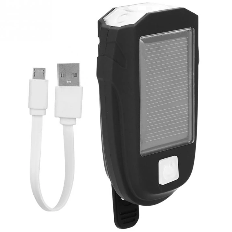 600Lm Солнечный велосипед свет велосипедный, зарядка от usb передняя фара Mtb водонепроницаемый фонарик Велоспорт световое оборудование для велосипеда