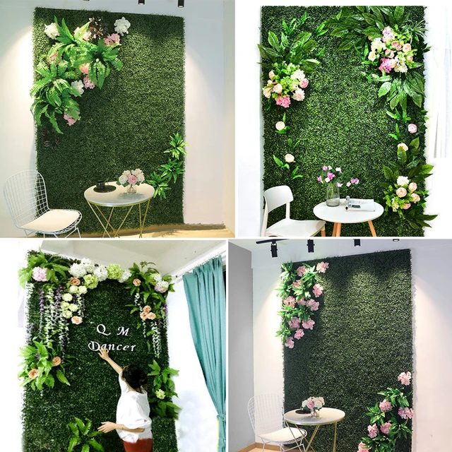Green Artificial Plant Grass Wall - Eucalyptus with Leaf for DIY Wedding  Background Decor - Original Ecological Simulation Plant Wall | Floors  Nigeria