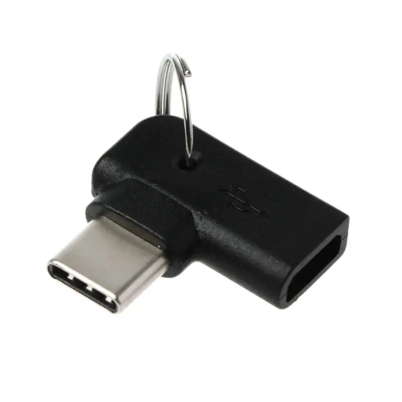 90 градусов Тип C Мужской микро USB Женский зарядный конвертер разъем адаптер для samsung S10 S9 S8 Note 9/8 huawei mate 10/20