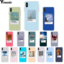 Yinuoda Vingate Vincent Van Gogh Pantone эстетическое искусство ТПУ мягкий чехол для телефона чехол для iPhone 8 7 6 6S Plus X XS MAX 5 5S SE XR