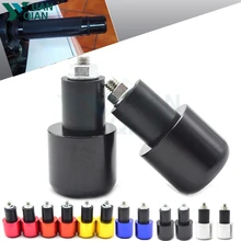 22 мм CNC Алюминий Универсальный руль мотоцикла Захваты наконечники велосипедного руля руль крышки для Kawasaki Z 750 800 1000 Yamaha Honda