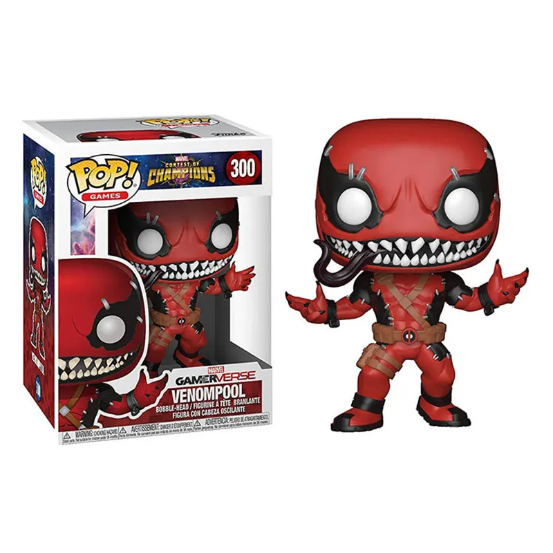 Funko pop игрушки Deadpool для детей куклы модель Фигурка Коллекционная модель игрушки для детей подарок - Цвет: 300 With box