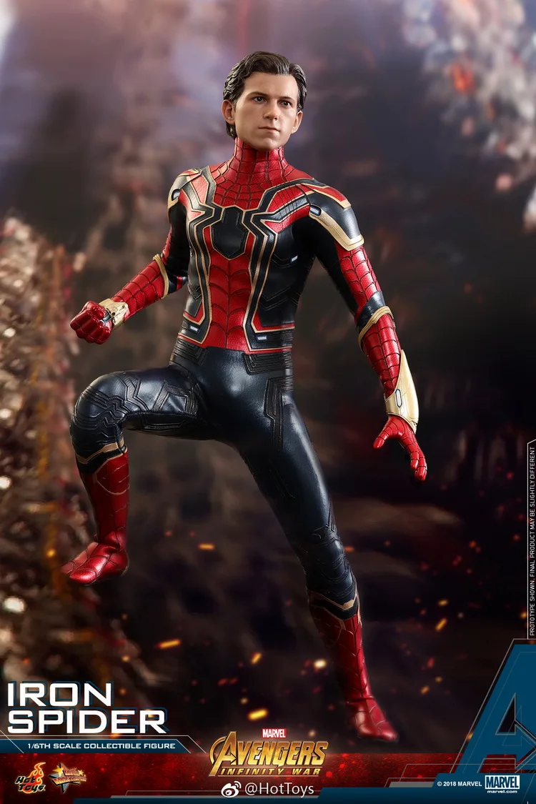 HT Hottoys MMS482 Avengers4 Железный Человек-паук коллекция Aciton фигурка для фанатов подарок на праздник